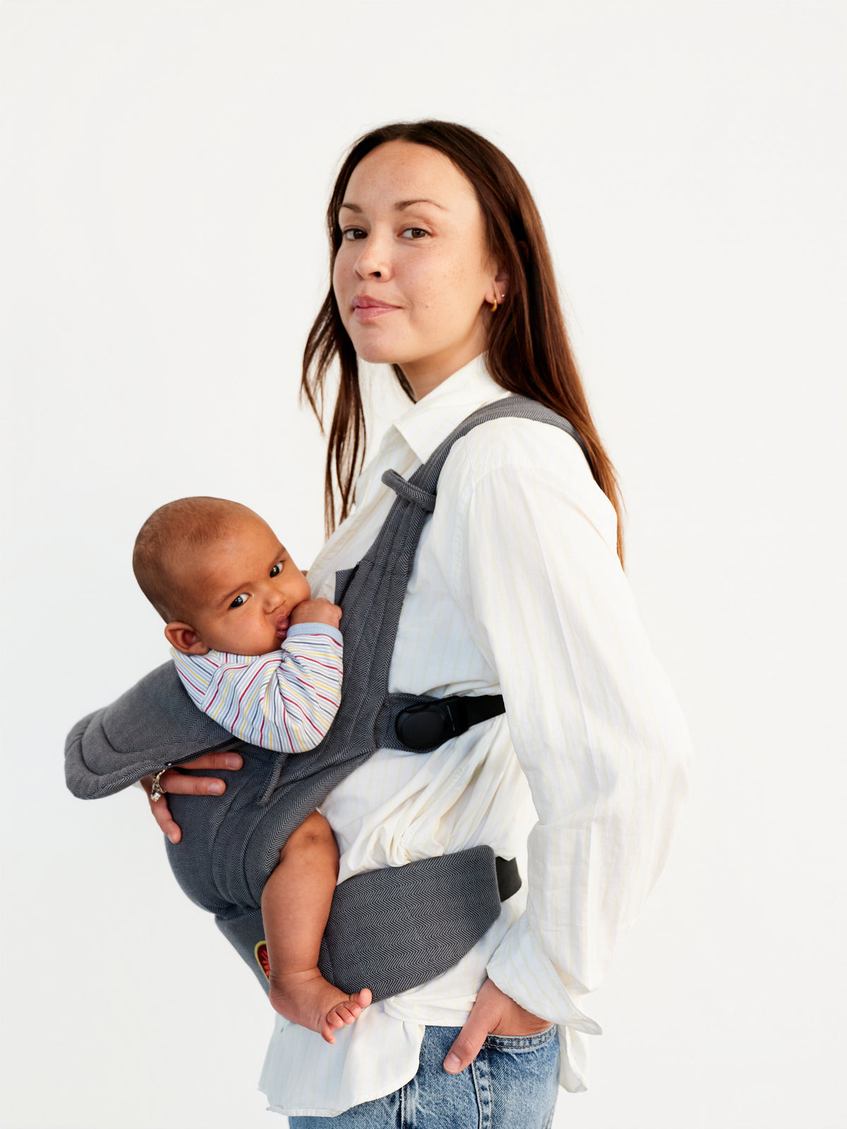 Moova Balance Carrier - Atlantic Herringbone